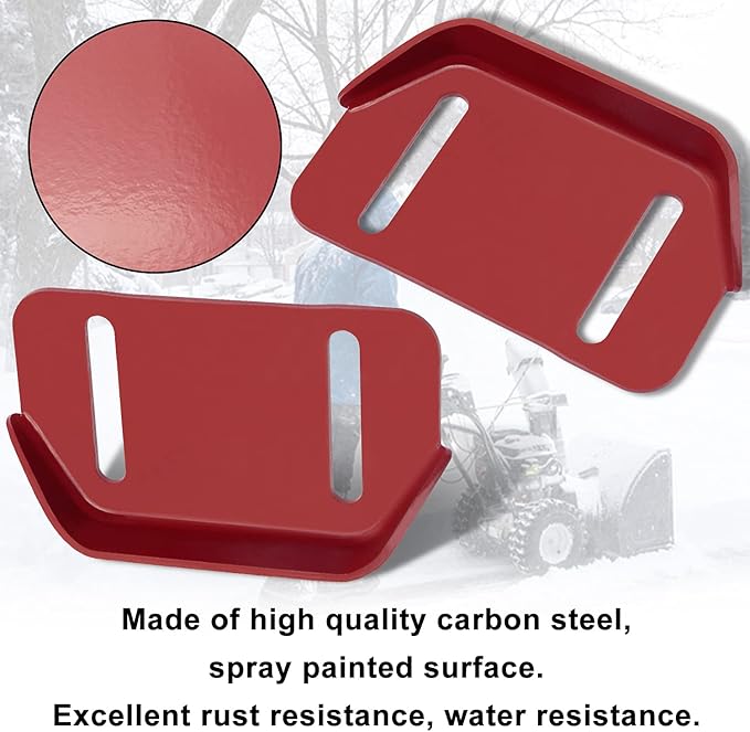 for 784-5580 784-5580-0637 MTD Parts Snow Thrower Slide Shoes Set with Bolt and Nut Pack of 2