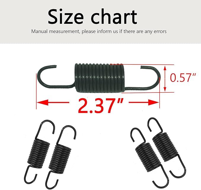 Snowblower Extension Spring 1736469YP Spring Replaces Murray 165X112 165X112MA 1736469 722423 Simplicity Snapper (4 pcs)