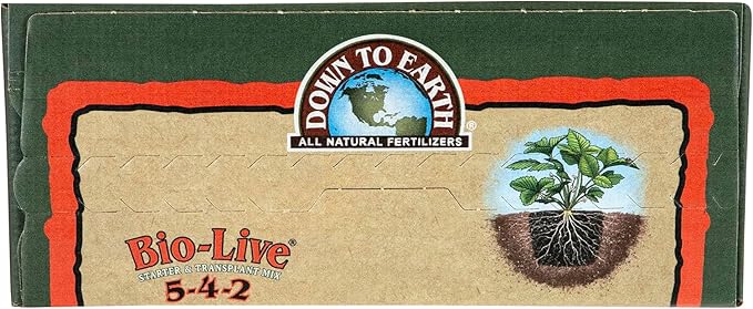 Down to Earth Organic Bio-Live Fertilizer Mix 5-4-2, 5 lb