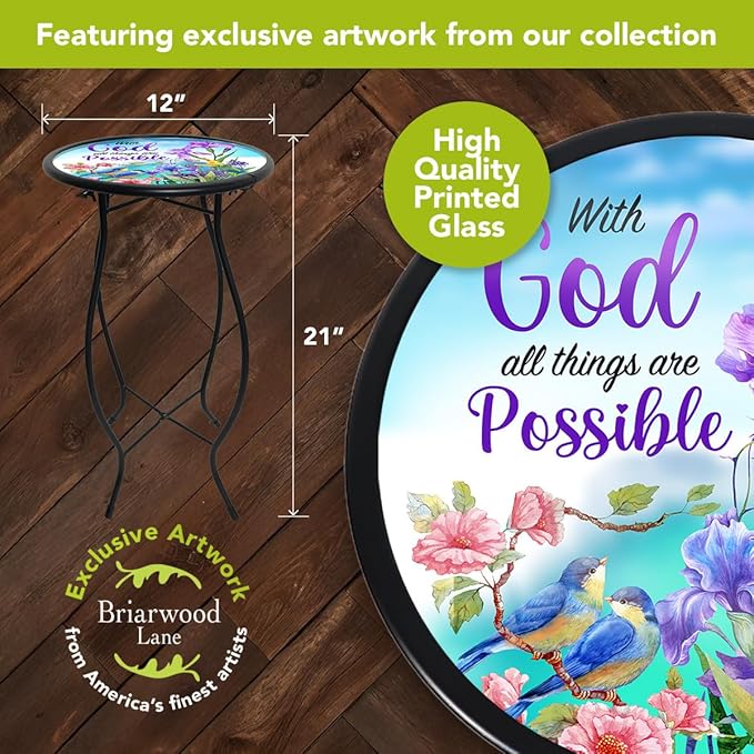 Briarwood Lane With God Plant Stand