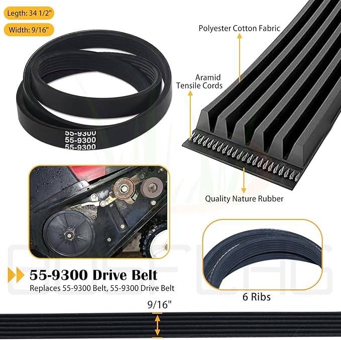 99-9313 Snow Blower Paddles with 55-8760 Scraper 55-9300 Belt Replaces Toro 125-1128, 55-9250, 55-9251, 88-0771 for Toro 38518 CCR2000 CCR2400 CCR2400E CCR2400R CCR2500 CCR3000 Snowthrowers