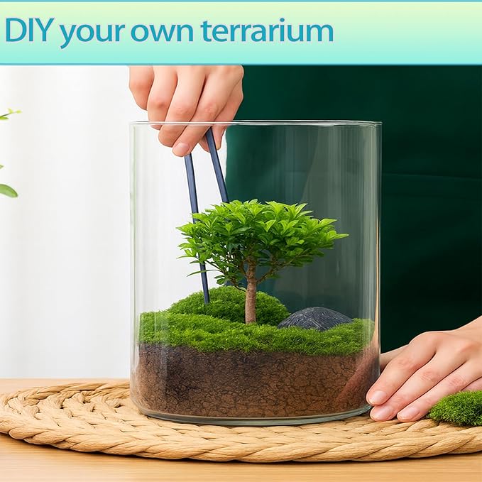 4 in 1 Plant Propagation Station Hydroponic Vase Planter Pot,Indoor Glass Terrarium Planter,Fresh Herb Garden Grow Kit,Home Office Decor,Christmas Birthday Gift for Gardener Women Parents Garden Lover