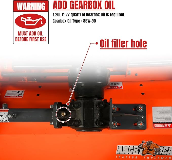 68'' PTO Flail Mower with Hydraulic Side Shift 3 Point 30-60hp, NAM68H