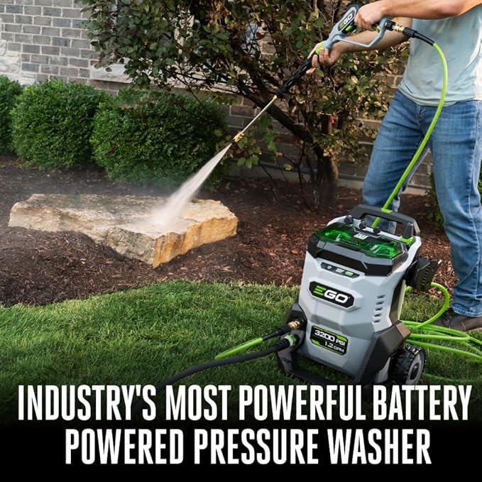 EGO POWER+ Electric Pressure Washer, 3200 PSI Power Washer, Battery and Charger Not Included - HPW3200