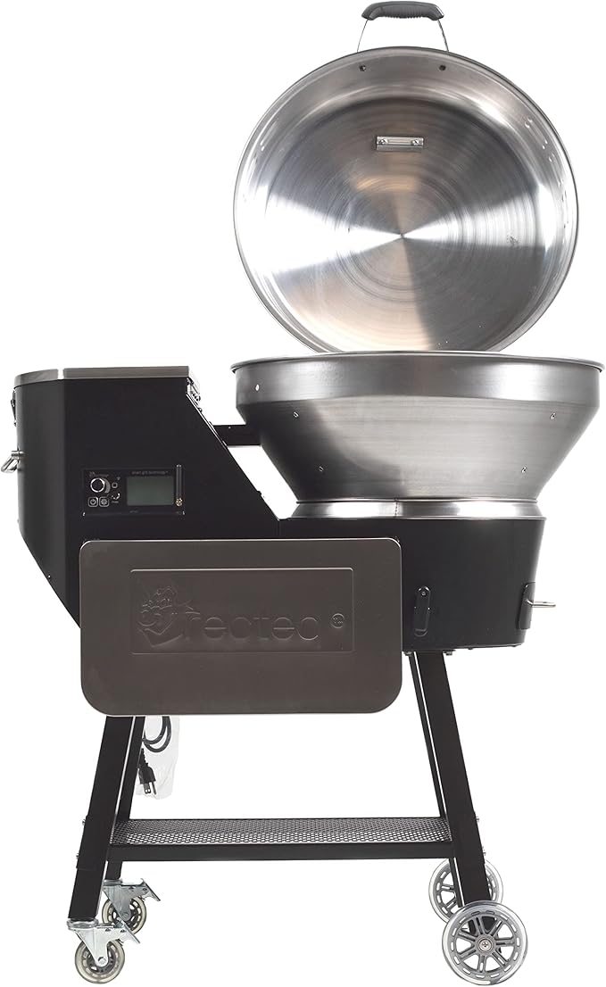 recteq Pellet Grill RT-B380X Bullseye Deluxe + Cover, WiFi Enabled Electric Pellet Smoker Grill, Wood Pellets, BBQ Outdoor, Smoke, Sear, and More