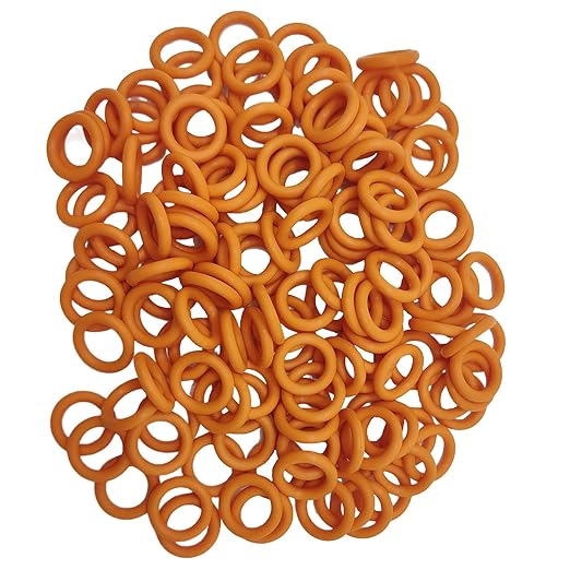 1/4" Pressure Washer Quick Coupler O-Rings New Orange Seal Kits (100/Pack)