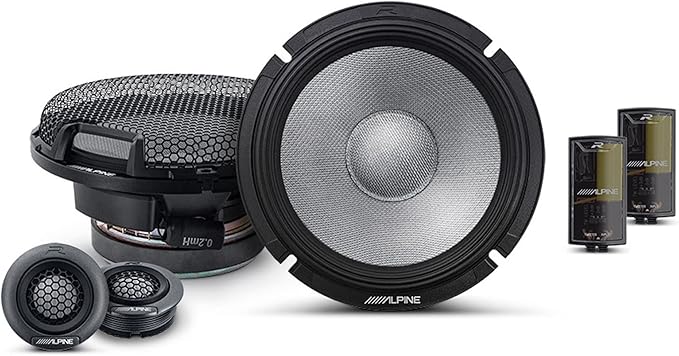 Alpine 6.5" & 6x9 R2 High-Resolution Speaker Bundle - A Pair of R2-S65C 2-Way Component Speakers & a Pair of R2-S69 6x9 Coaxial Speakers