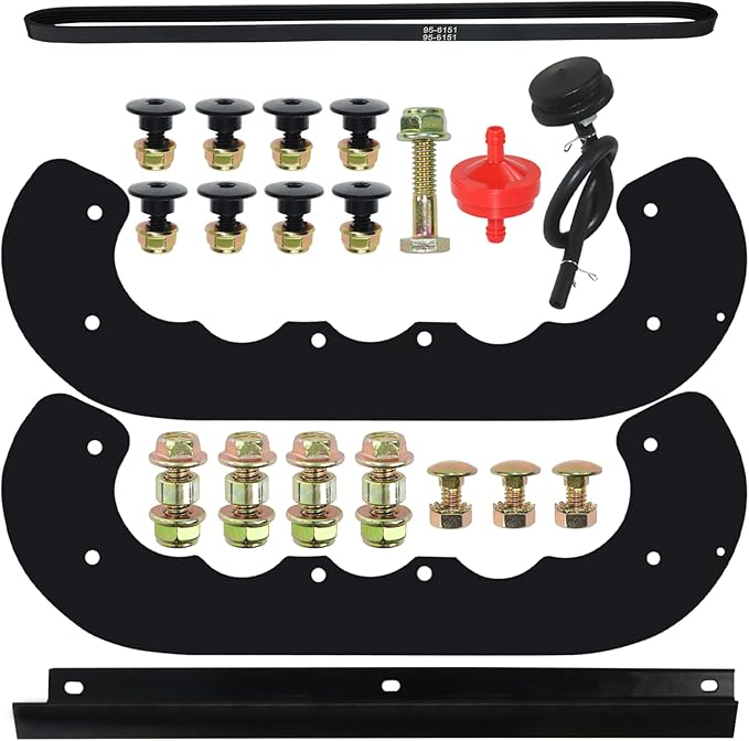 99-9313 Snow Blower Paddles with 55-8760 Scraper 95-6151 Belt Replaces Toro 125-1128, 55-9250, 55-9251, 88-0771 for Toro 3650 38516 CCR3650 CCR2000 CCR2400 CCR2450 CCR3000 CCR3650 Snowthrowers