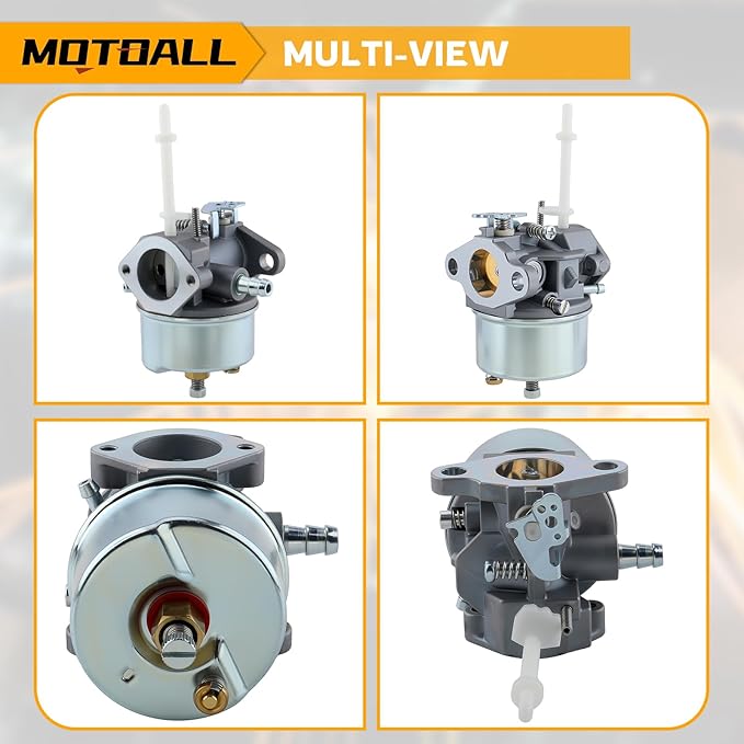 MOTOALL 632371 632371A Snowthrower Carburetor for Tecumseh H70 HSK70 Snow Carb for Stens 520-910 Snowblower