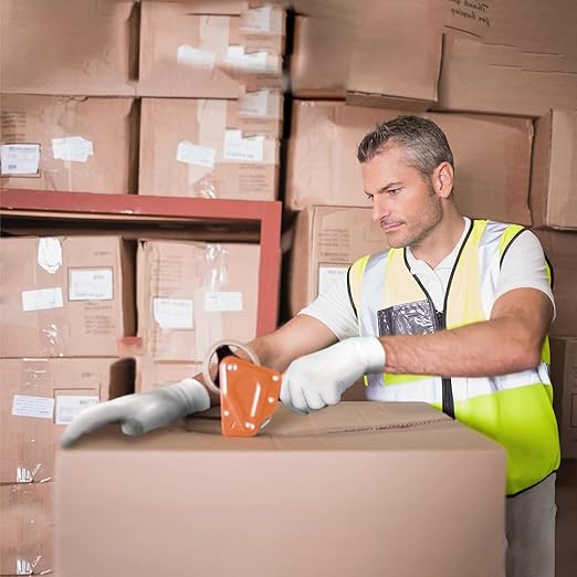 Kebada W1 Work Gloves for Men and Women, PU Coated Safety Gloves with Grip, Touchscreen, Ideal for Warehouse Package Handling, Construction, Gardening, White X-Large