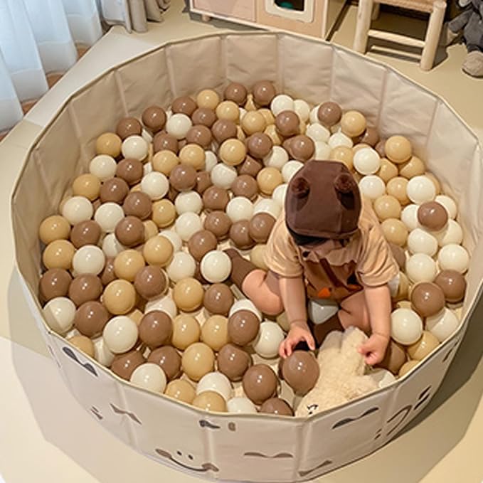 GOGOSO Ball Pit Balls Crush Proof Non-Toxic Plastic Balls Babies Kids Toy Bulk Pack 170pcs 2.2inchs