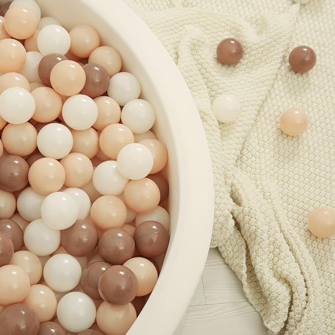 TRENDPLAY Plastic Balls for Ball Pits - Hollow Balls- Safe and Exciting Playtime - Perfect for Baby Pools, Birthday Party Decoration