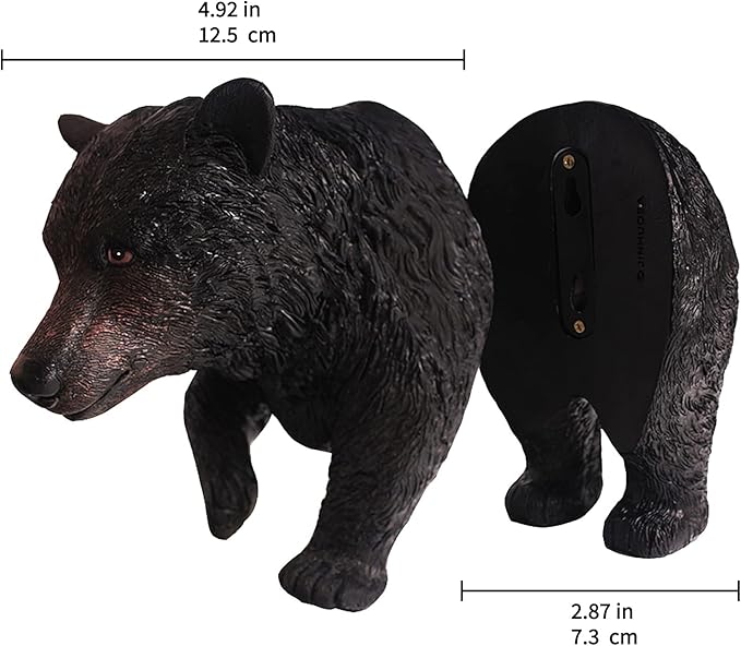 Ferocious Black Bear Trapped in a Tree Statue Tree Hugger Garden Peeker Figurine Yard Art Outdoor Decoration Sculpture