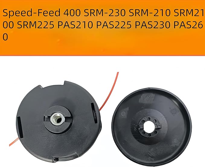 （2 Pack） String Trimmer Head, Speed-Feed 400, Compatible with Echo SRM-225, SRM-230, SRM-210, SRM2100, Echo Weed Eater PAS210 PAS211 PAS225 PAS230 PAS260 Shindaiwa T195S T220 T222 T230 T231