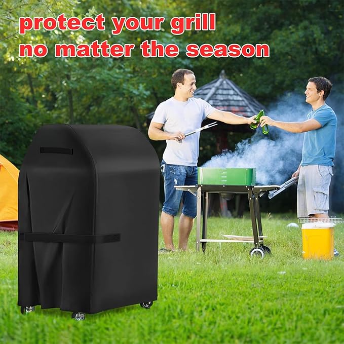 BBQ Grill Cover, 40-Inch Heavy Duty Waterproof UV Resistant Tear Resistant BBQ Gas Grill Cover for Nexgrill Brinkmann Weber Char-Broil and More
