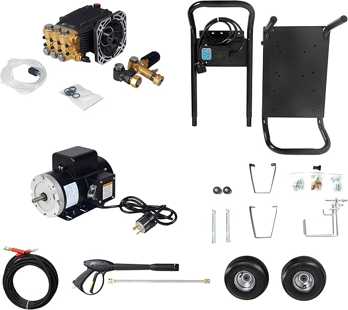 Canpump Electrojet CR5000: 2500 psi, 2.9 US gpm, 5 hp Electric Pressure Washer 240 V, Total Stop System