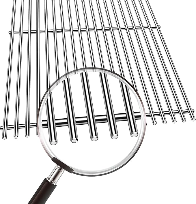 Kalomo Grill Grates Parts for Weber Genesis II E-310, S-310, E-315, E-330, E-335, S-335, LX S-340, E-340, 66802, 66795 18”Flavorizer Bars Stainless Steel Grids BBQ Gas Grill Replacement Parts