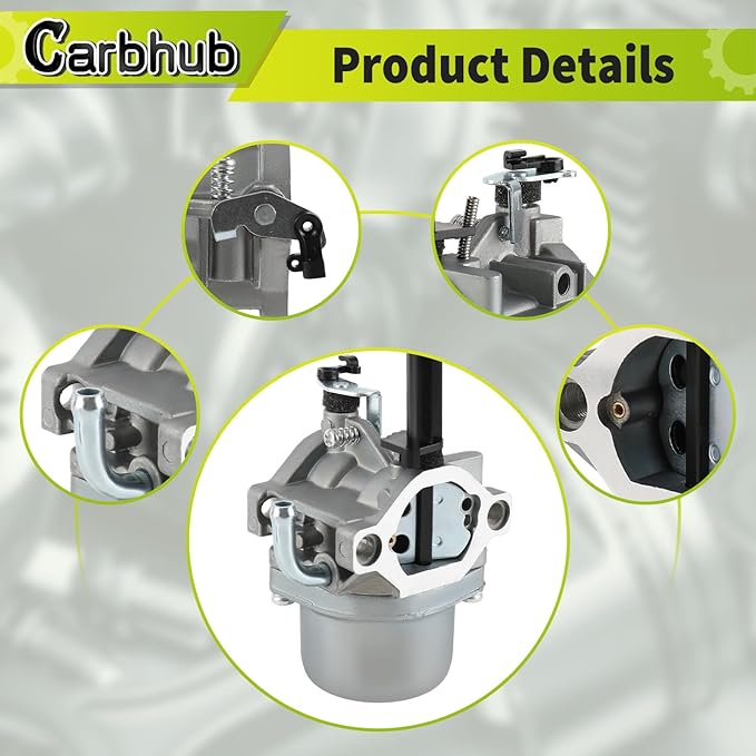 Carbhub 591378 Carburetor Replacement for Snowblower 796321 696132 696133 796322 697351 699958 699966 698455 695918 694952 695919 695330 796323 695920 695328 Generator with Gaskets
