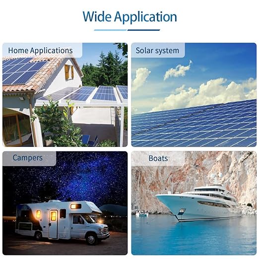 SUNGOLDPOWER 4000W DC 24V Peak 12000W Inverter Charger Pure Sine Wave, AC 120V with 50A Battery AC Charger, LCD Remote Control, Low Frequency Inverter, for Home, Camper, Truck