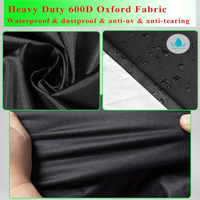 Grill Cover for Blackstone 22" XL 2022 Griddle and Pellet Grill Combo, 600D Heavy Duty Waterproof 5575 Griddle Cover for Black Stone Culinary Griddle Grill Combo Black