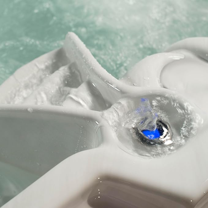 Amplified 100-Jet 6-Person Lounger Spa with Bluetooth Stereo and 3 Pumps by Essential Hot Tubs