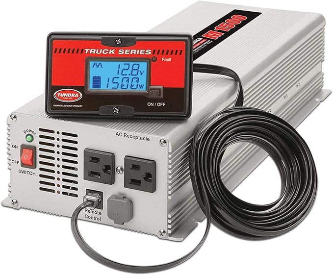 Tundra M Series - Truck Power Inverter - Modified Sine Wave 2000W / 12 Volts DC to 120 Volts AC - M2000