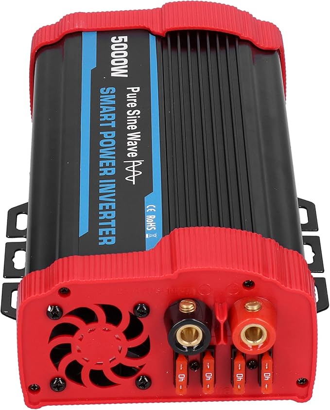 5000W Car Power Inverter DC 12v to 120V AC Converter Fast Pure Sine Inverter Car Adapter