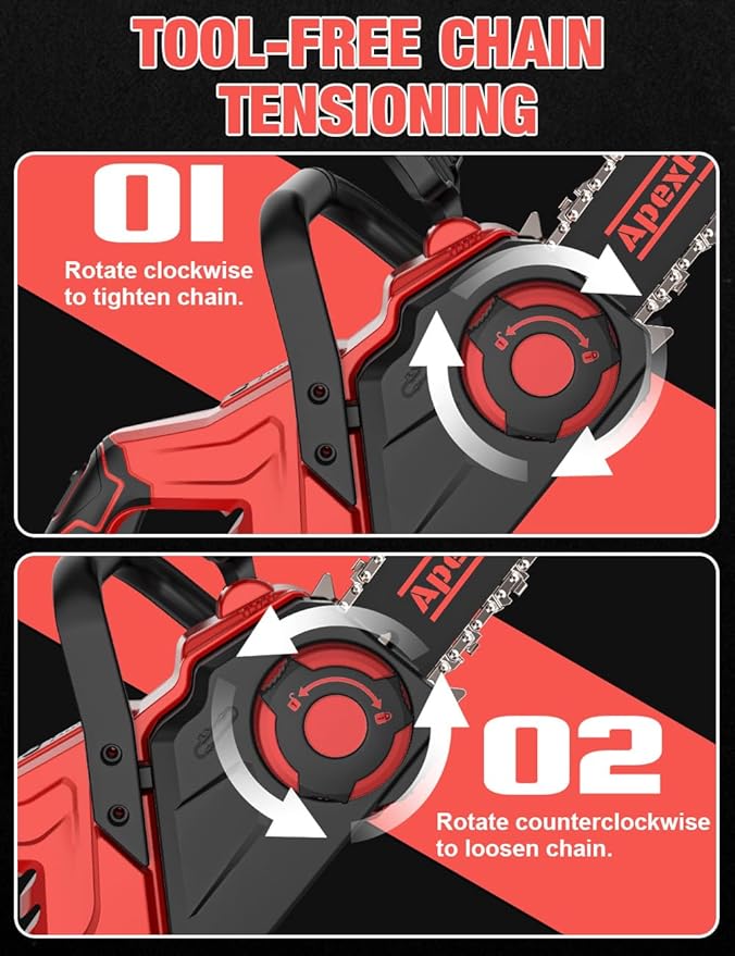 14 Inch Brushless Electric Chainsaw Cordless for Milwaukee M18 Battery, Power Chain Saws with Auto Oiler, Low Kickback, Battery Powered Chainsaw for Tree Trimming, Storm Clean-Up, Wood Cutting Pruning