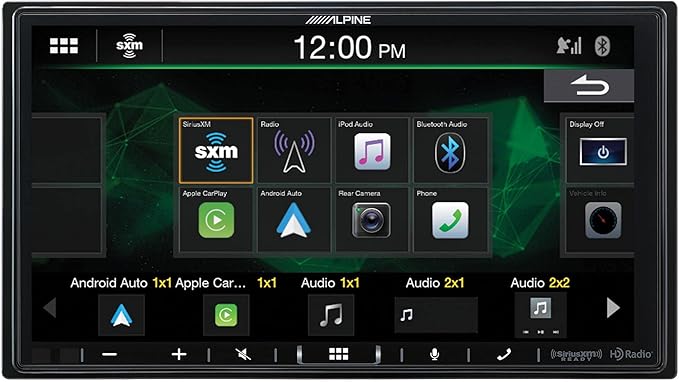 Alpine i407-WRA-JK 7in in-Dash Digital Receiver with SXV300v1 Satellite Radio Tuner Compatible with 07-17 Jeep Wrangler