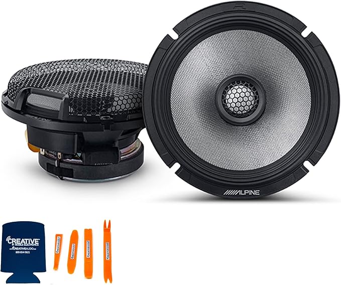 Alpine Two Pairs of R2-S65 Type R High-Resolution 6.5" Coaxial Speakers