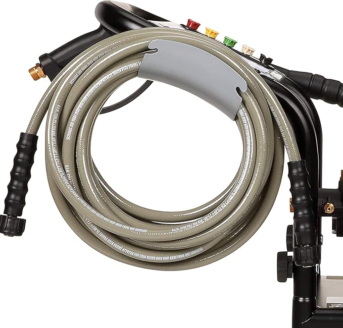 SIMPSON Cleaning PS3228 PowerShot 3300 PSI Gas Pressure Washer, 2.5 GPM, Honda GX200 Engine, Includes Spray Gun and Extension Wand, 5 QC Nozzle Tips, 5/16-inch x 25-foot MorFlex Hose, 49-State