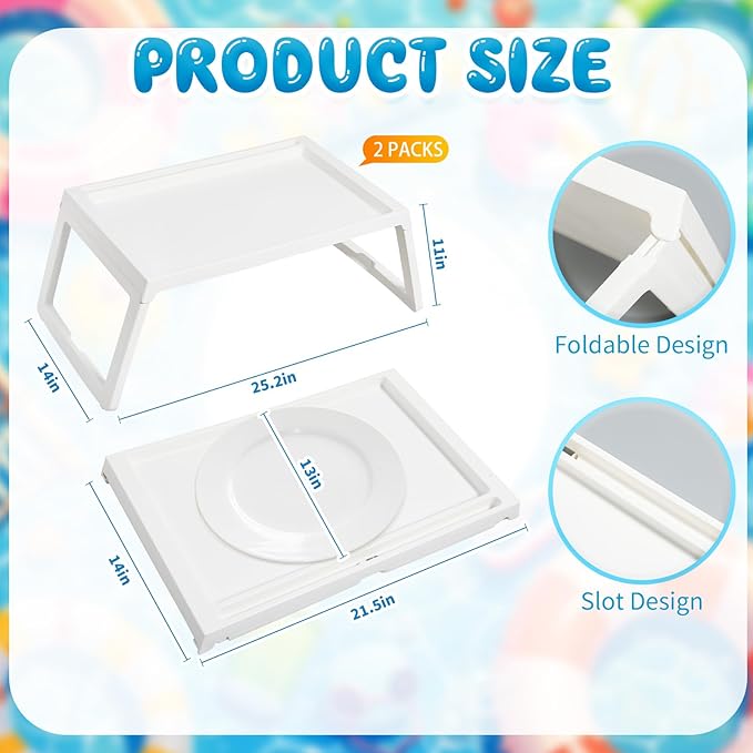 5 Pcs Outdoor Movie Night Inflatable Swimming Pool 51in x 13in Colorful Blow up Pools with Foldable Portable Serving Tray Table and Pump for Birthday Party Activities (51 x 13 Inch)