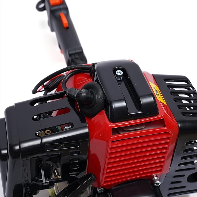 Gas String Trimmer, 10 in 1 52cc 2-Stroke Cordless Gasoline Brush Cutter Grass Gas Powered Straight Shaft Wacker Weed Eater Lawn Mower Multi Yard Care Tools for Home Garden Yard Care