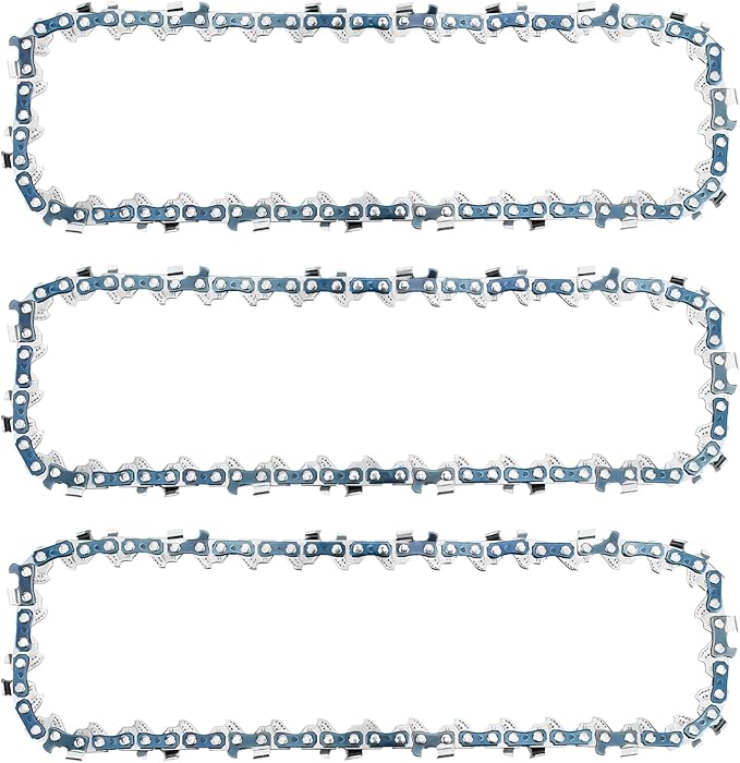 6 Inch Mini Chainsaw Chain Replacement for Saker 6 Inch Portable Electric Cordless Chainsaw,‎GJ15990-X36820 Chain Saw Blade,37 Drive Links 0.043" Gauge 1/4" LP Pitch (3 Pack)