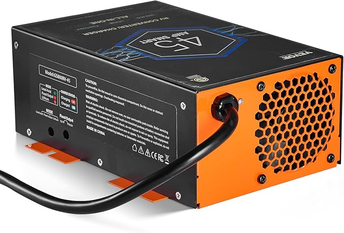 VEVOR RV Converter, 45 Amp, 110V AC to 12V DC RV Power Converter Battery Charger with 4 Stage Smart Charging 13V to 16.5V Adjustable Operating Range, Compatible with Lithium Lead Acid Battery, ETL