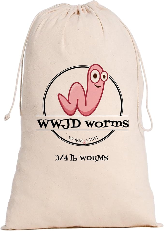 Red Wigglers Composting Worms - 3/4lb Red Worms for Composting Bin, for Plants or Gardening, Compost Worm for Soil Fertility & Worm Farm, Easy to Manage
