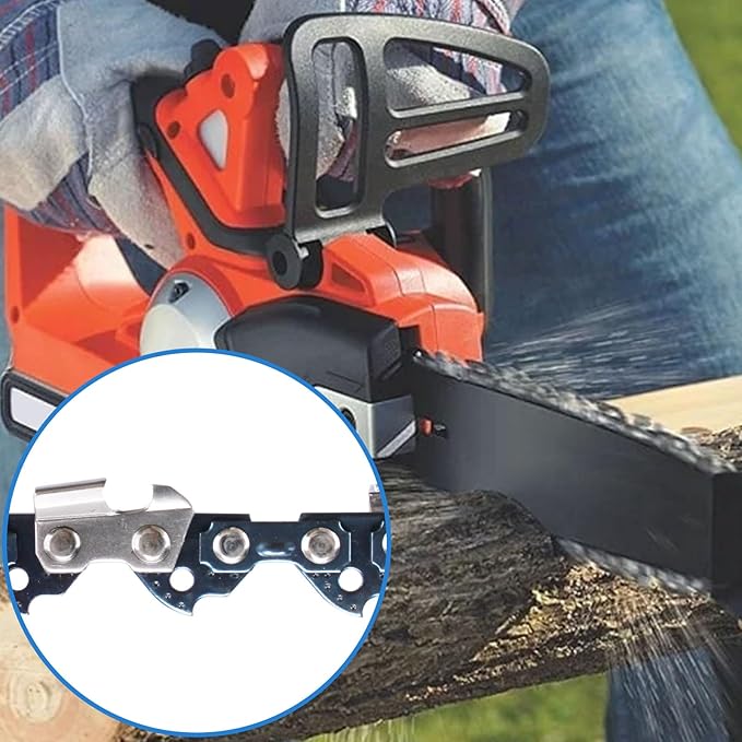 2PCS 8'' Polesaw Chain for Black & Decker LPP120 LPP120B NPP2018 Pole Saw WORX WG310 Pole saw, 8 inch Replacement Chain for Black & Decker CCS818 and More -3/8" -.043" - 34 DL