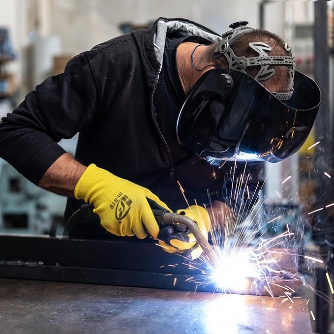 Gardening Gloves for Men Women Breathable Rubber Coated Working Gloves for Gardening, 9.1 Inch