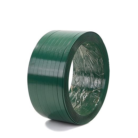 5/8"（16mm） Wide Green and 1000 feet Polyester Strapping Coil,1400 Pound Break Strength