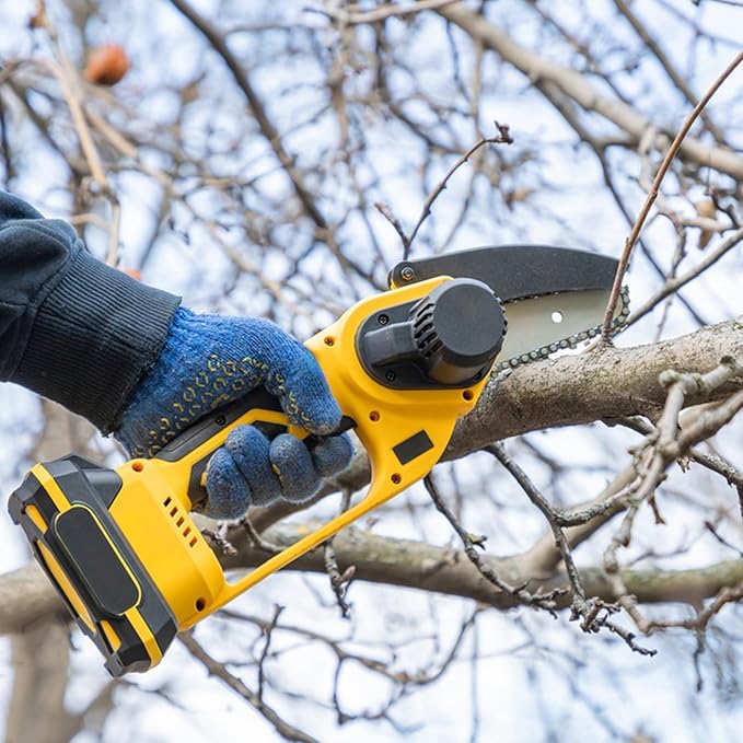 5 Pieces GTA 26 4 Inch Mini Chainsaw Chain for Stihl GTA 26 Replace Blade Pruner Mini Chainsaw Hand Held 4-inch Portable Electric Chainsaw Cordless for Tree Branches 3670 005 0028