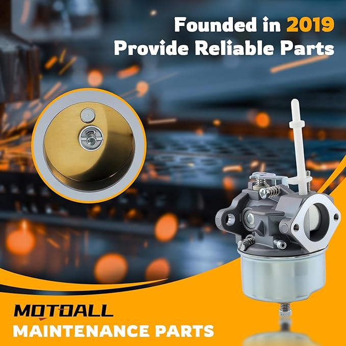 MOTOALL 632371 632371A Snowthrower Carburetor for Tecumseh H70 HSK70 Snow Carb for Stens 520-910 Snowblower