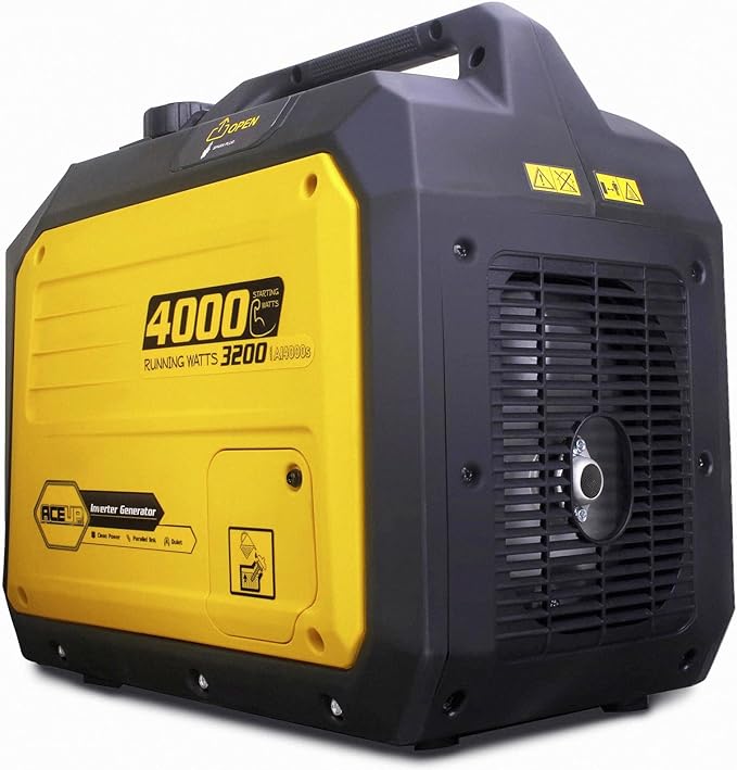 Aceup Energy 4000 Watt Inverter Generator Portable 149cc, Gas Powered Generator Quiet for Home, RV-Ready, EPA Compliant