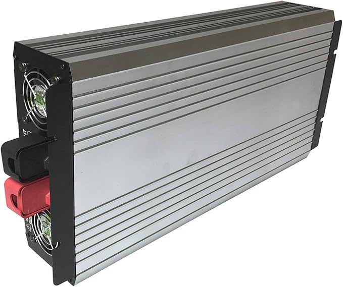 3000W Off Grid Pure Sine Wave Power Inverter 24V DC to 110V 120V AC with LCD Display for RV Camping Truck Home Solar