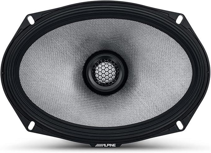 Alpine 6x9 R2 High-Resolution Speaker Bundle - A Pair of R2-S69C 2-Way Component Speakers & a Pair of R2-S69 6x9 Coaxial Speakers