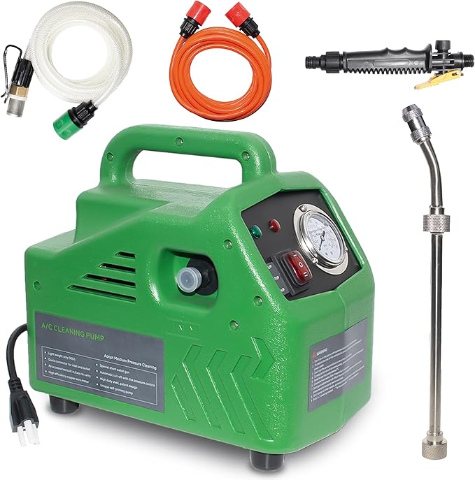 ZPB140 Port A Blaster HVAC Coil Cleaning, Portable Pressure Washer, Coil Jet Cleaner for ac Unit 120V 80W for Indoor or Outdoor, Flow Rate 4L/min, Working Pressure 0.7-1.0MPa