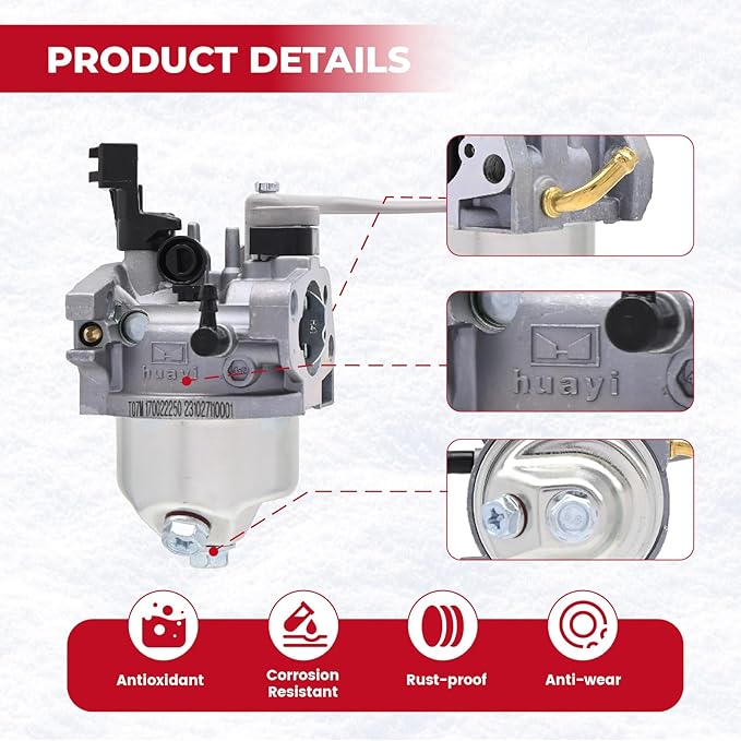 127-9111 Carburetor for Toro 36001 36002 37779 38711 38811 Power Max 721 724 726 Snowthrower Snowblower