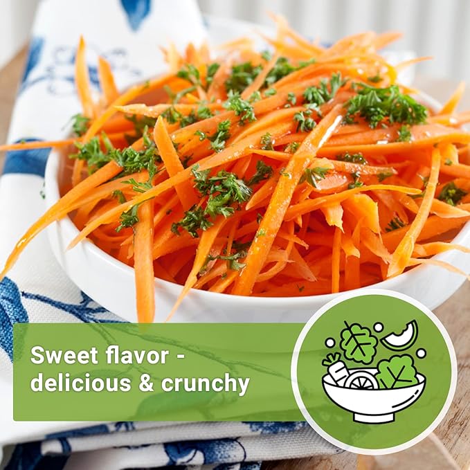 Sow Right Seeds - Imperator 58 Carrot Seed for Planting - Non-GMO Heirloom Packet with Instructions to Plant a Home Vegetable Garden - Indoors or Outdoors - Long Variety, Super Sweet (3)