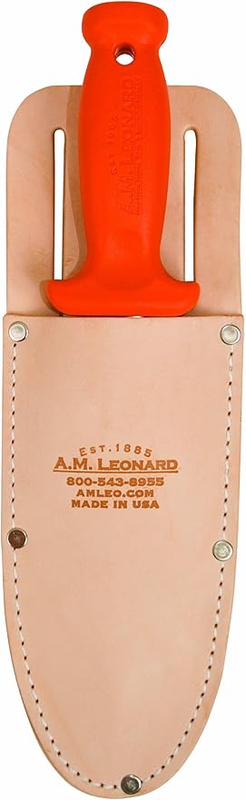 A.M. Leonard Leather Sheath for Soil Knife (Hori Hori Not Included)
