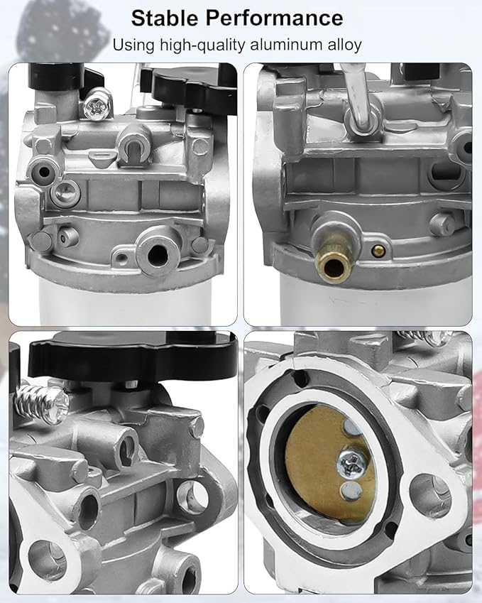 Carburetor Fit for Toro 38583 Power Clear 221QR Model 0842 32 0121 Snowblower, Engine Carb Tri Fuel Conversion Tune Up Kit