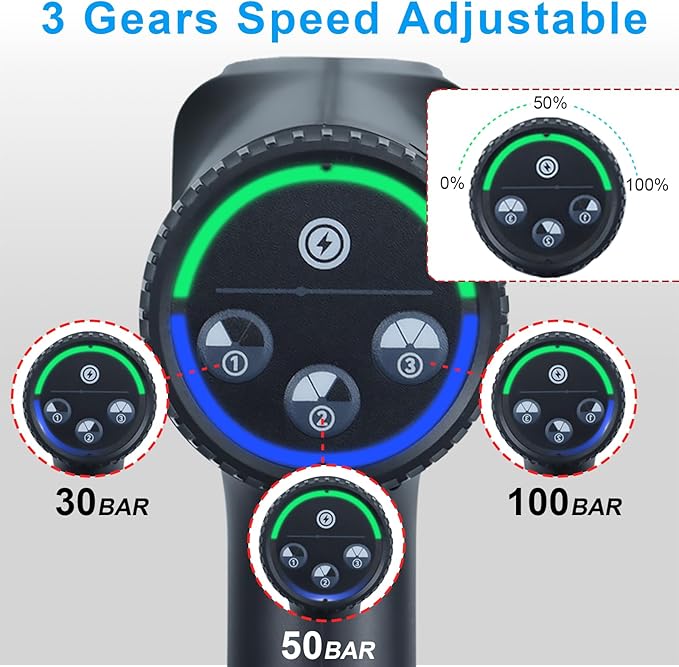 Cordless Pressure Washer Battery Powered,1450PSI Cordless Power Washer with 2pcs 4.0Ah Battery&Charger & 6-in-1 Nozzle Portable for Patio Floor Fence Deck Indoor